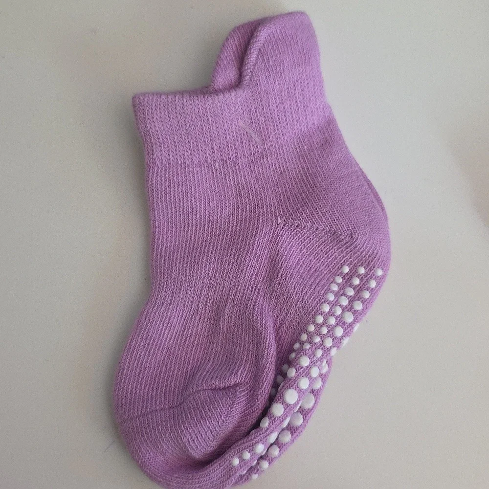 Baby Mixed Color Grip Socks - Size 10-12 Months Pack of 6